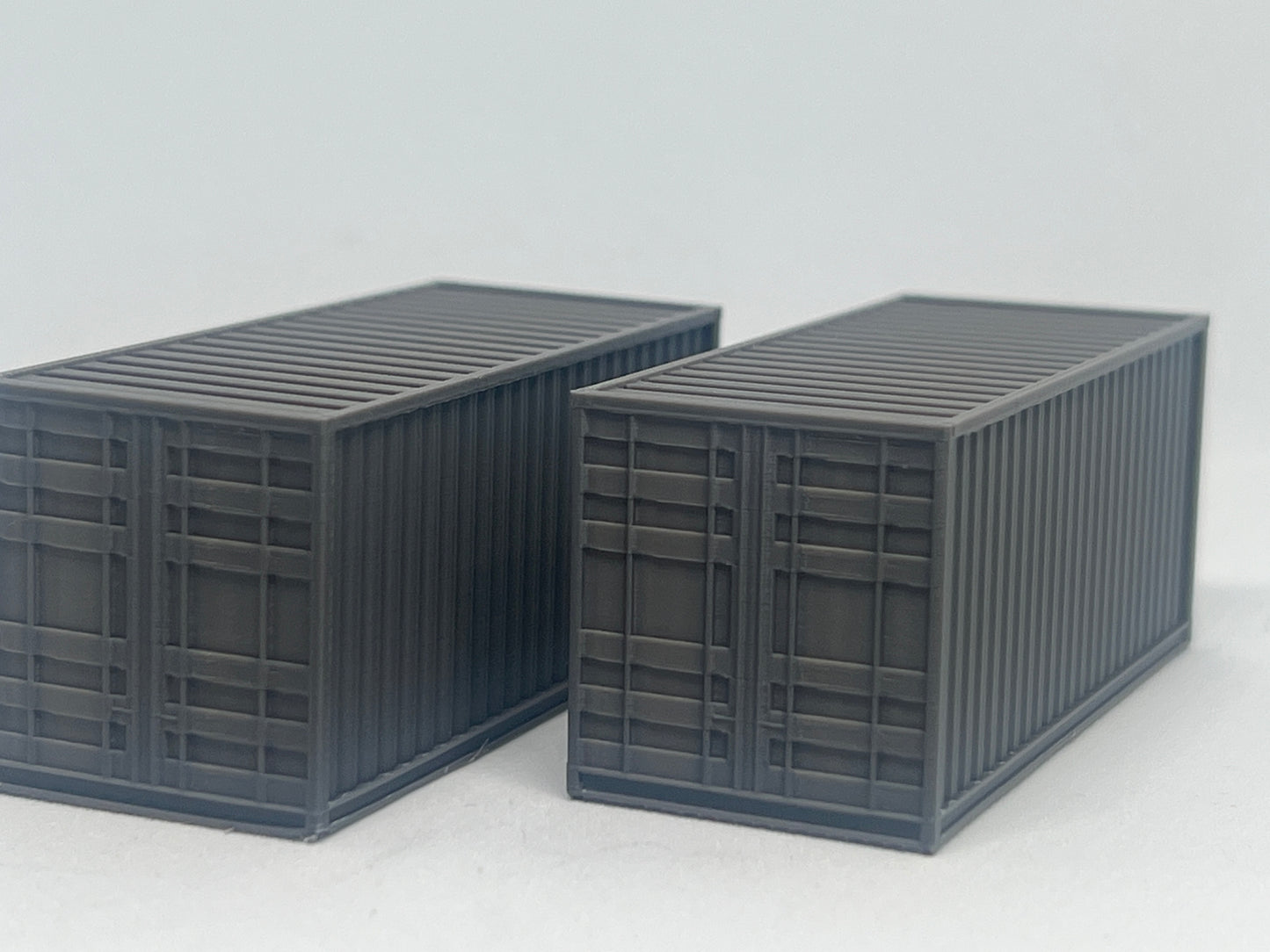 20ft shipping containers pack of 4 HO Scale