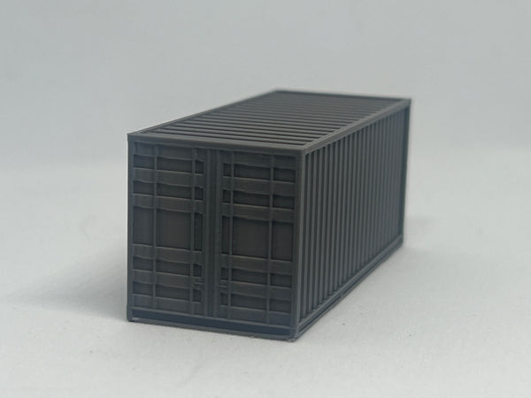 20ft shipping containers, pack of 4, model railway wagon load
