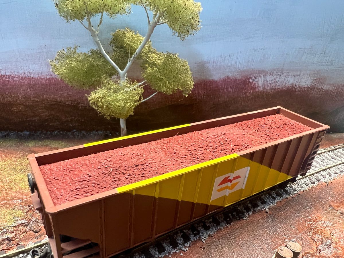 HO scale 100 tonne hopper loads for model railway wagons