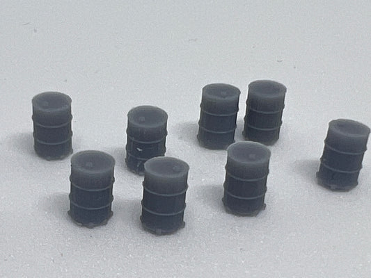 44 Gallon Oil Drums HO Scale x24